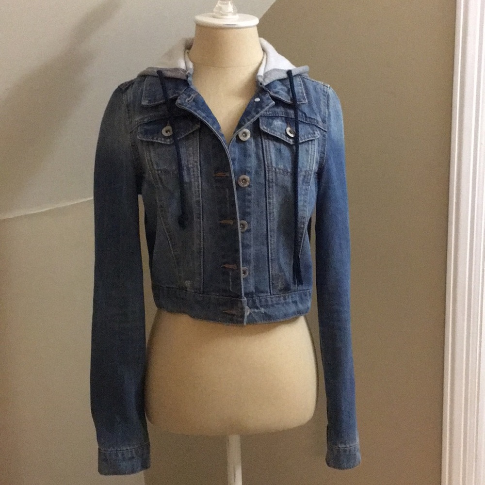 Hooded Jean Jacket